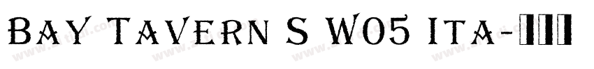 Bay Tavern S W05 Ita字体转换